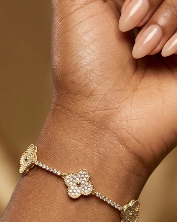Bracelet féminin trèfle